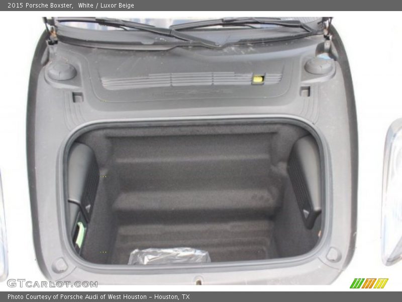  2015 Boxster  Trunk