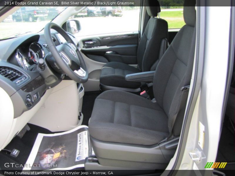 Billet Silver Metallic / Black/Light Graystone 2014 Dodge Grand Caravan SE