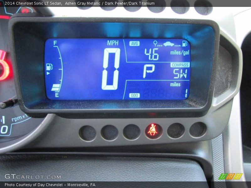 Ashen Gray Metallic / Dark Pewter/Dark Titanium 2014 Chevrolet Sonic LT Sedan