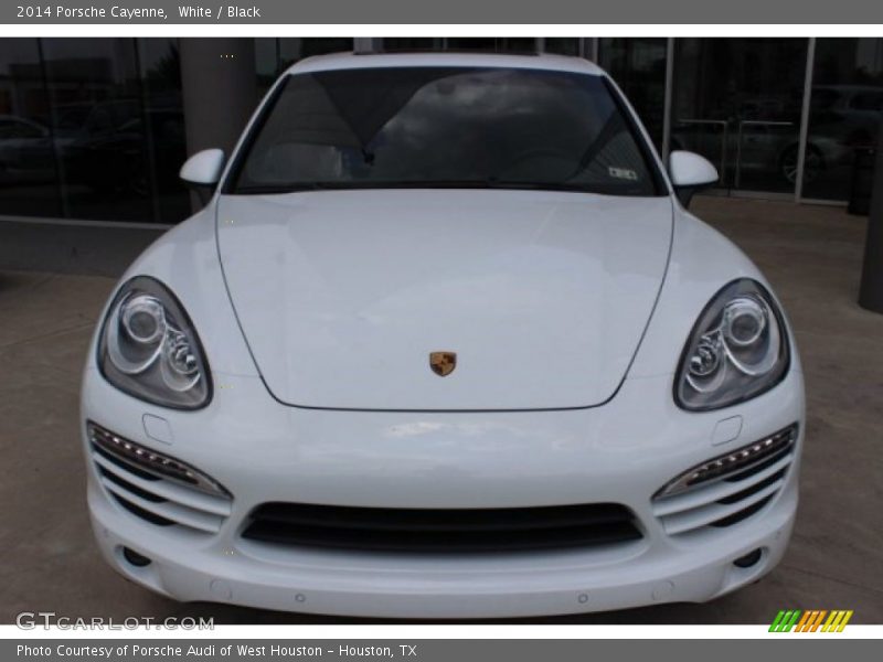 White / Black 2014 Porsche Cayenne