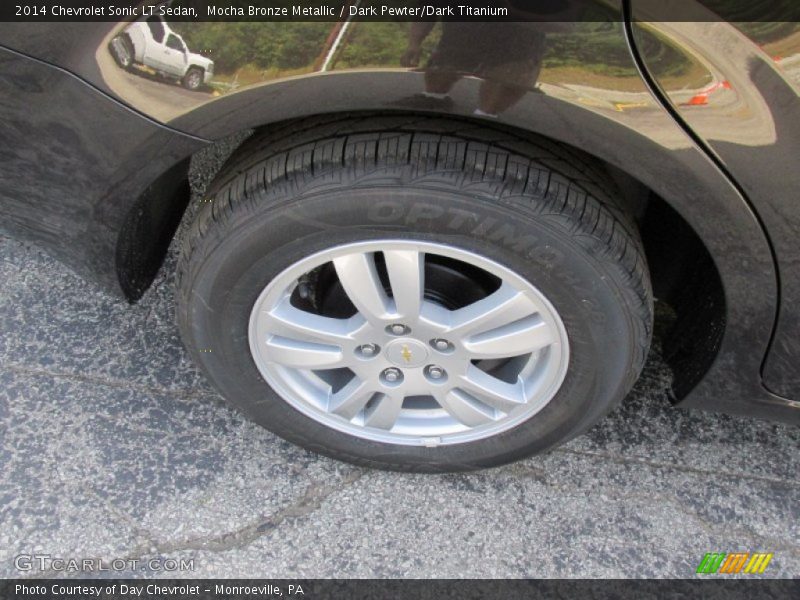 Mocha Bronze Metallic / Dark Pewter/Dark Titanium 2014 Chevrolet Sonic LT Sedan