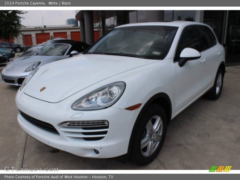 White / Black 2014 Porsche Cayenne