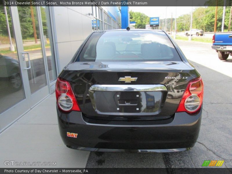 Mocha Bronze Metallic / Dark Pewter/Dark Titanium 2014 Chevrolet Sonic LT Sedan