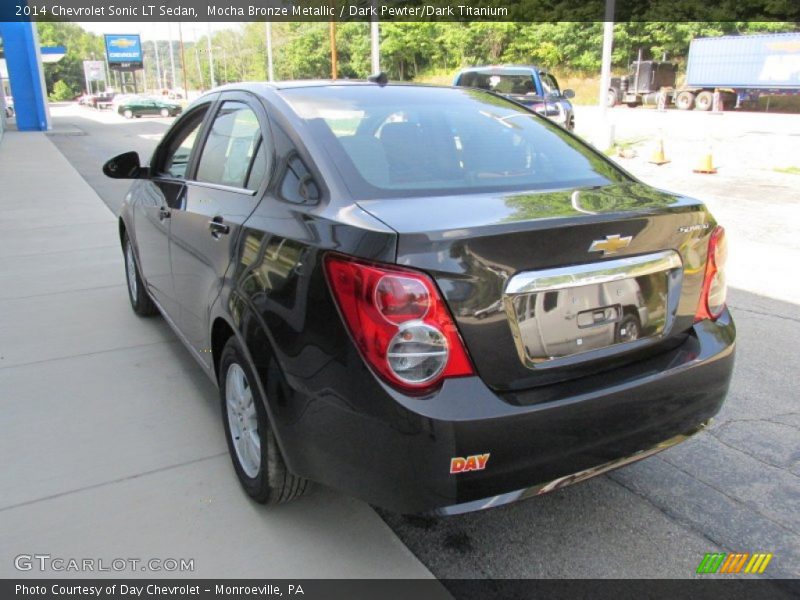 Mocha Bronze Metallic / Dark Pewter/Dark Titanium 2014 Chevrolet Sonic LT Sedan