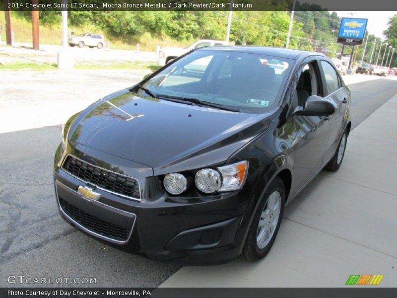 Mocha Bronze Metallic / Dark Pewter/Dark Titanium 2014 Chevrolet Sonic LT Sedan