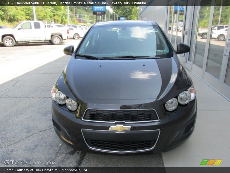 Mocha Bronze Metallic / Dark Pewter/Dark Titanium 2014 Chevrolet Sonic LT Sedan