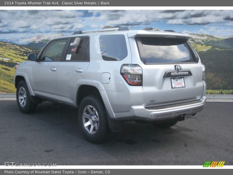 Classic Silver Metallic / Black 2014 Toyota 4Runner Trail 4x4