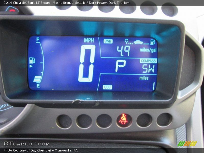Mocha Bronze Metallic / Dark Pewter/Dark Titanium 2014 Chevrolet Sonic LT Sedan