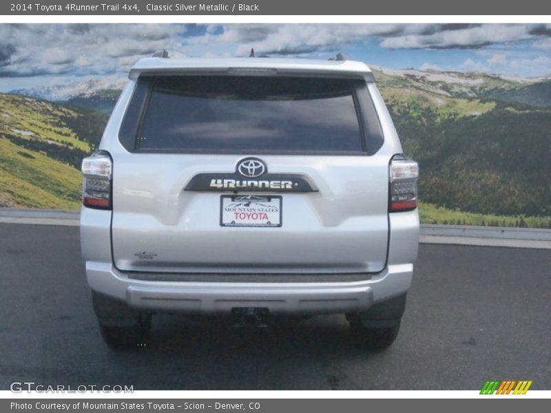 Classic Silver Metallic / Black 2014 Toyota 4Runner Trail 4x4