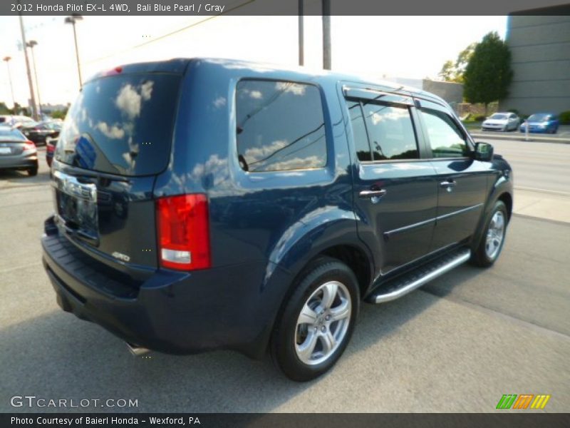 Bali Blue Pearl / Gray 2012 Honda Pilot EX-L 4WD