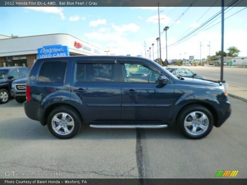 Bali Blue Pearl / Gray 2012 Honda Pilot EX-L 4WD