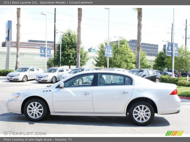 Quicksilver Metallic / Cocoa/Cashmere 2011 Buick Lucerne CXL