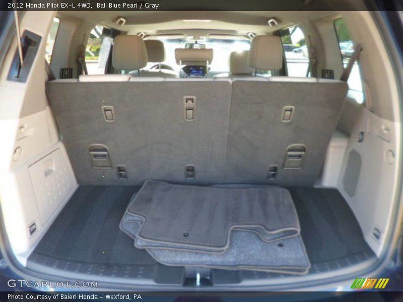 Bali Blue Pearl / Gray 2012 Honda Pilot EX-L 4WD