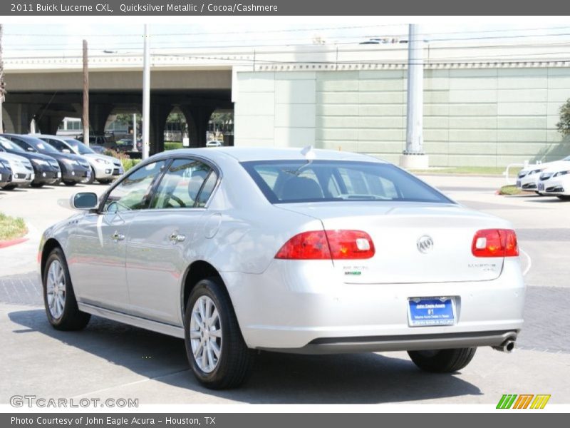 Quicksilver Metallic / Cocoa/Cashmere 2011 Buick Lucerne CXL