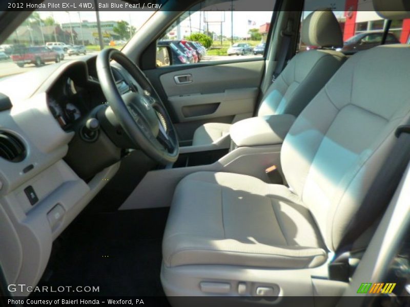 Bali Blue Pearl / Gray 2012 Honda Pilot EX-L 4WD
