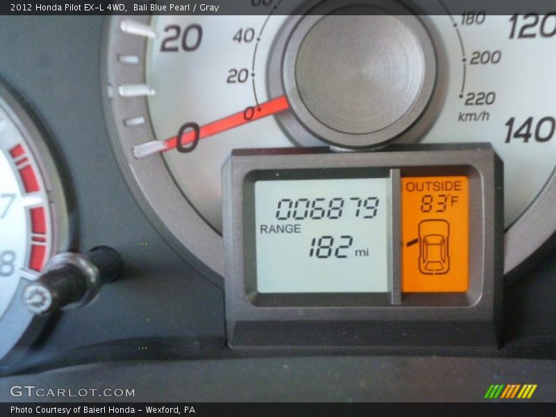 Bali Blue Pearl / Gray 2012 Honda Pilot EX-L 4WD