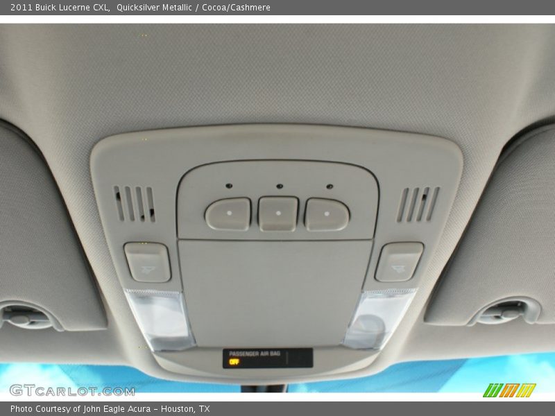 Quicksilver Metallic / Cocoa/Cashmere 2011 Buick Lucerne CXL