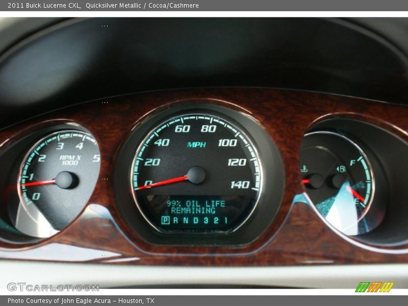 Quicksilver Metallic / Cocoa/Cashmere 2011 Buick Lucerne CXL