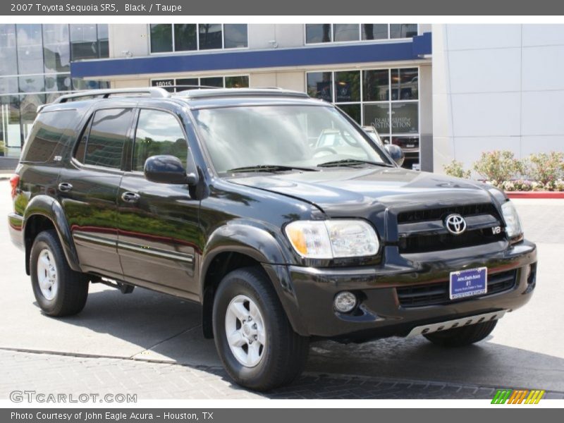 Black / Taupe 2007 Toyota Sequoia SR5