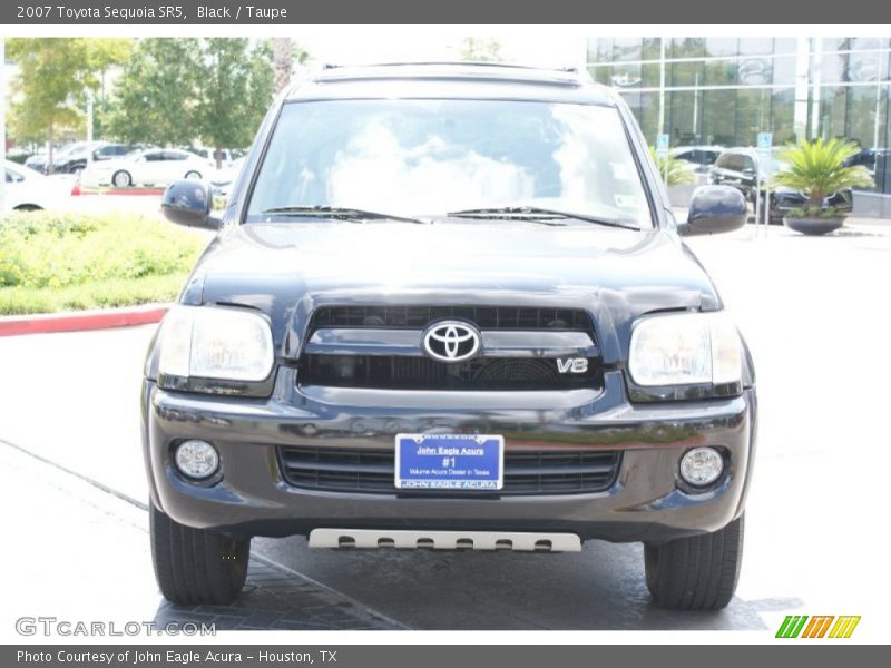 Black / Taupe 2007 Toyota Sequoia SR5