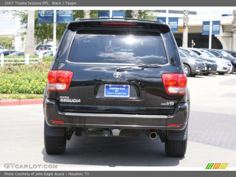 Black / Taupe 2007 Toyota Sequoia SR5