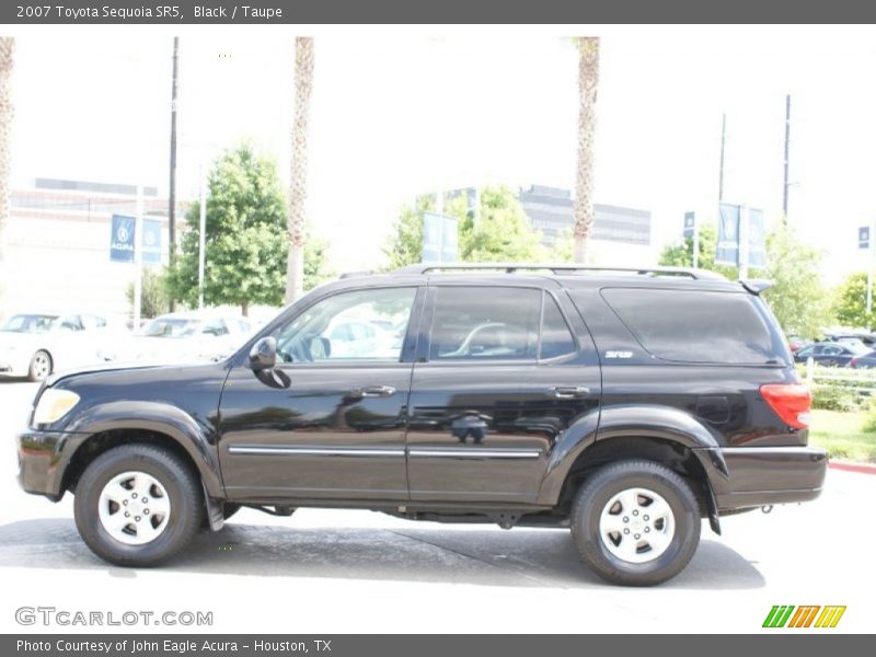 Black / Taupe 2007 Toyota Sequoia SR5