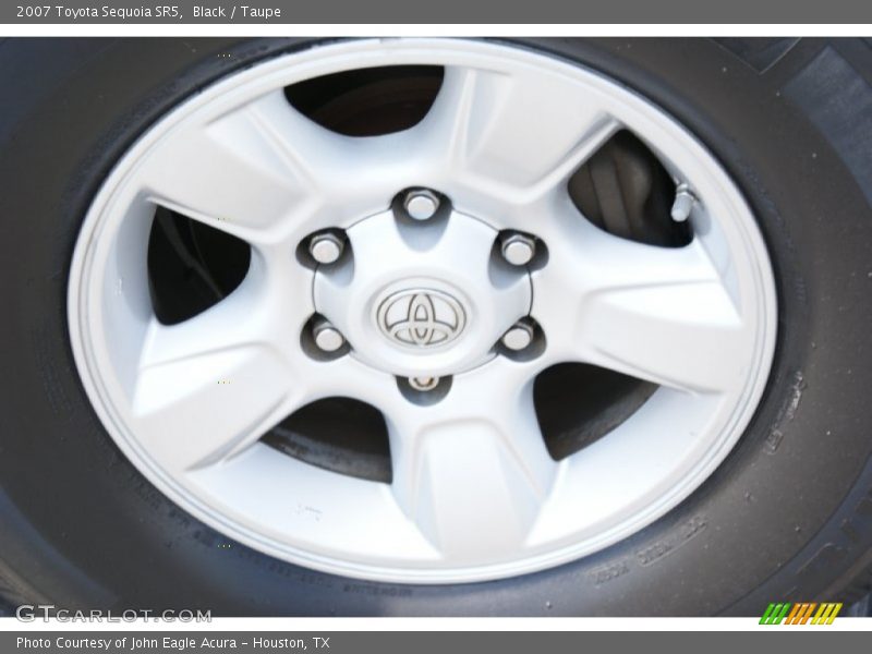 Black / Taupe 2007 Toyota Sequoia SR5