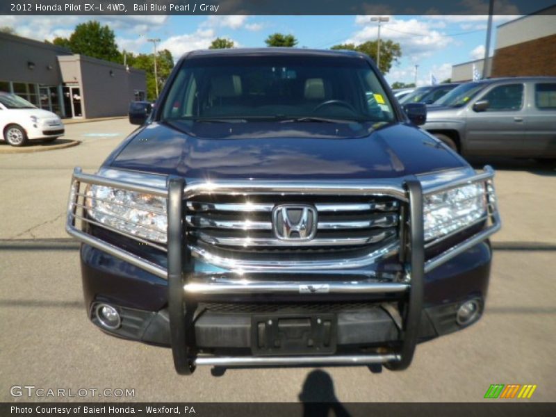 Bali Blue Pearl / Gray 2012 Honda Pilot EX-L 4WD