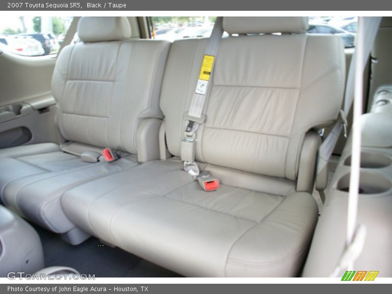 Black / Taupe 2007 Toyota Sequoia SR5
