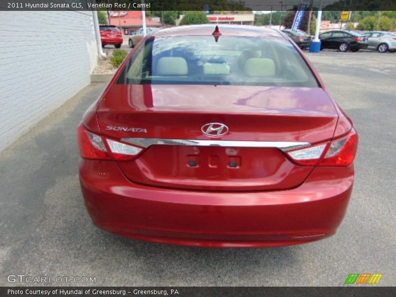 Venetian Red / Camel 2011 Hyundai Sonata GLS