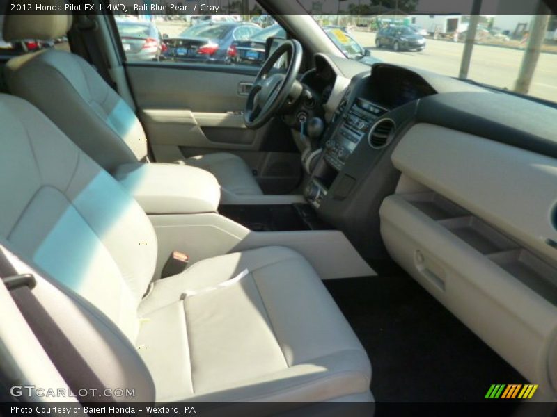 Bali Blue Pearl / Gray 2012 Honda Pilot EX-L 4WD