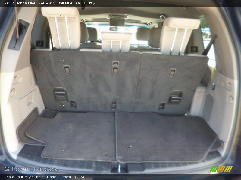 Bali Blue Pearl / Gray 2012 Honda Pilot EX-L 4WD