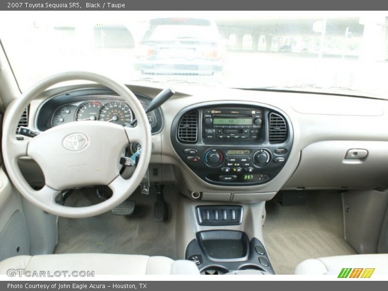 Black / Taupe 2007 Toyota Sequoia SR5