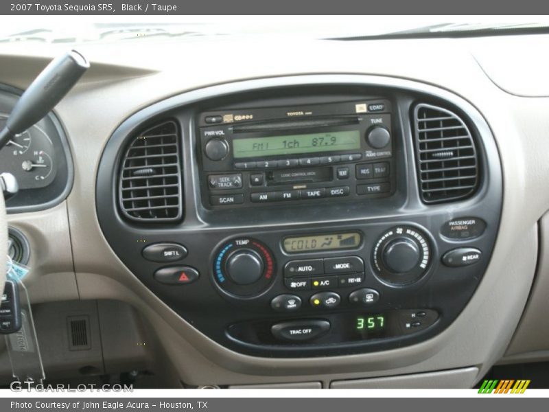 Black / Taupe 2007 Toyota Sequoia SR5
