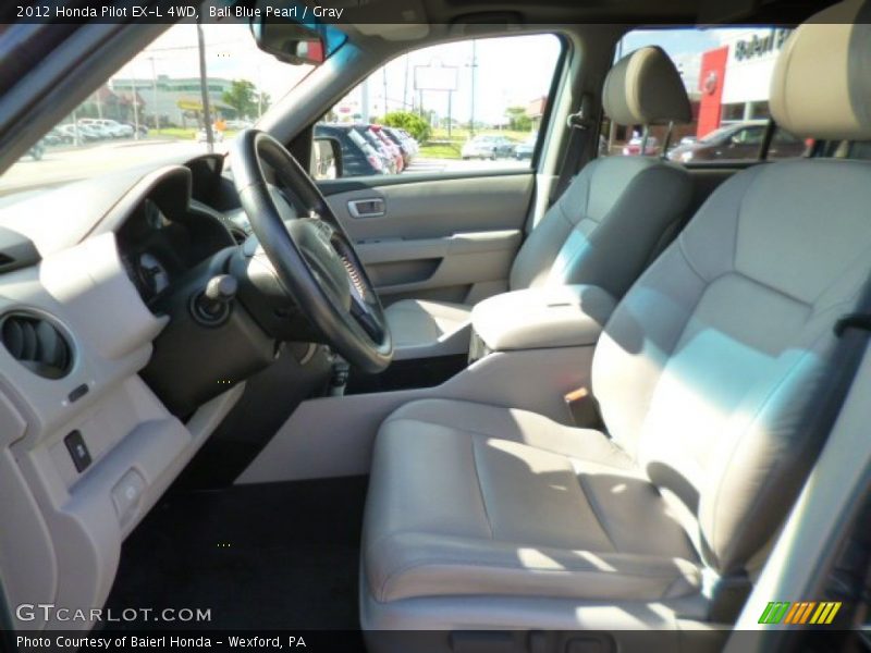 Bali Blue Pearl / Gray 2012 Honda Pilot EX-L 4WD