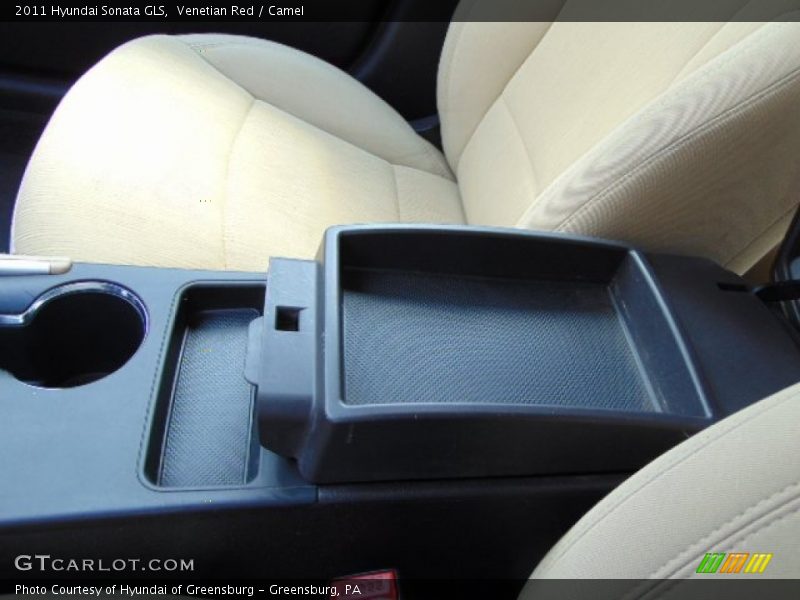 Venetian Red / Camel 2011 Hyundai Sonata GLS
