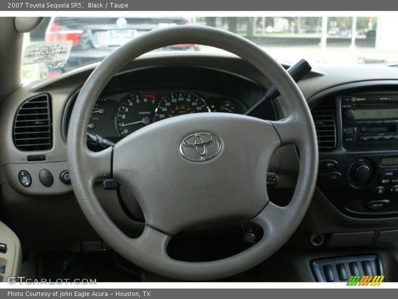 Black / Taupe 2007 Toyota Sequoia SR5