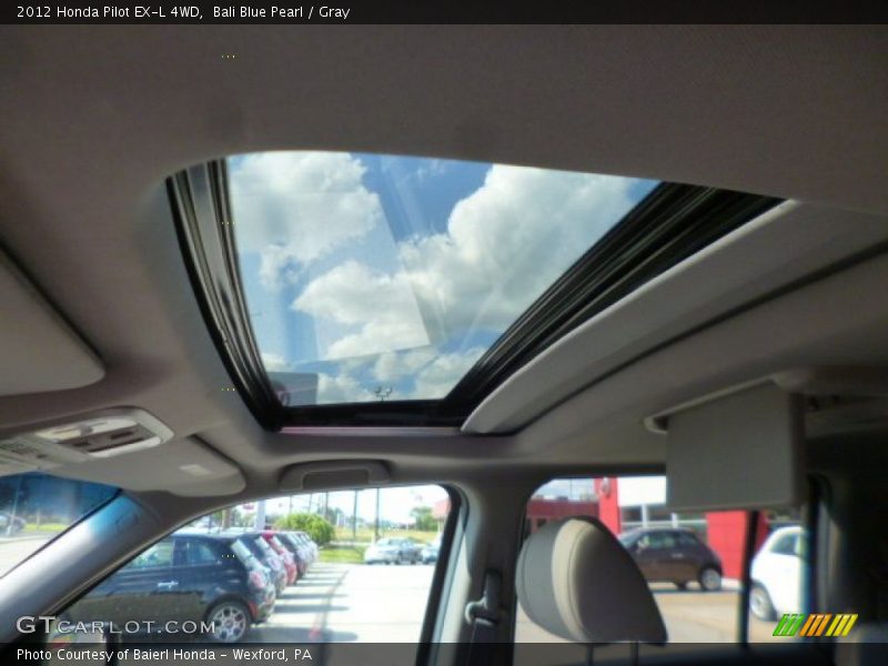 Bali Blue Pearl / Gray 2012 Honda Pilot EX-L 4WD