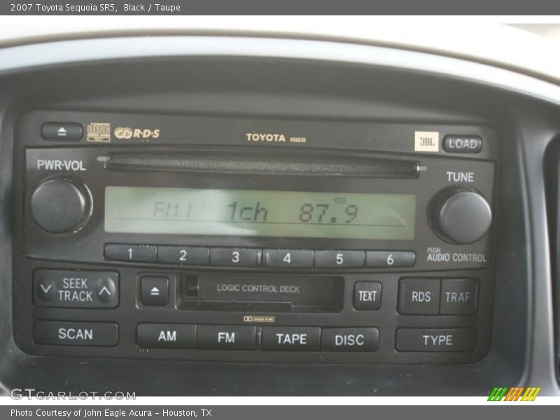 Black / Taupe 2007 Toyota Sequoia SR5