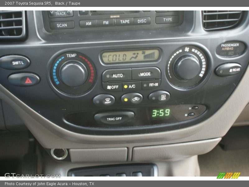 Black / Taupe 2007 Toyota Sequoia SR5