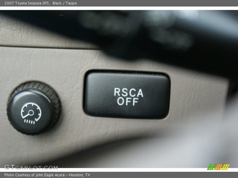 Black / Taupe 2007 Toyota Sequoia SR5
