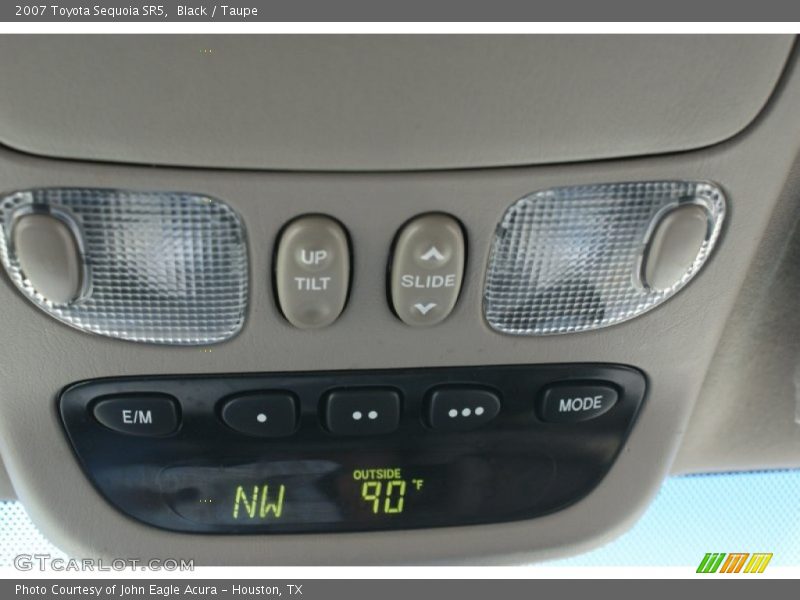 Black / Taupe 2007 Toyota Sequoia SR5