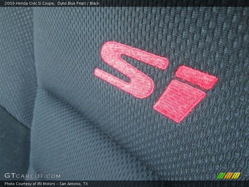 Dyno Blue Pearl / Black 2009 Honda Civic Si Coupe