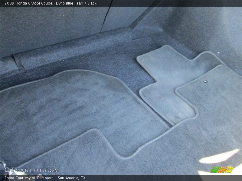 Dyno Blue Pearl / Black 2009 Honda Civic Si Coupe