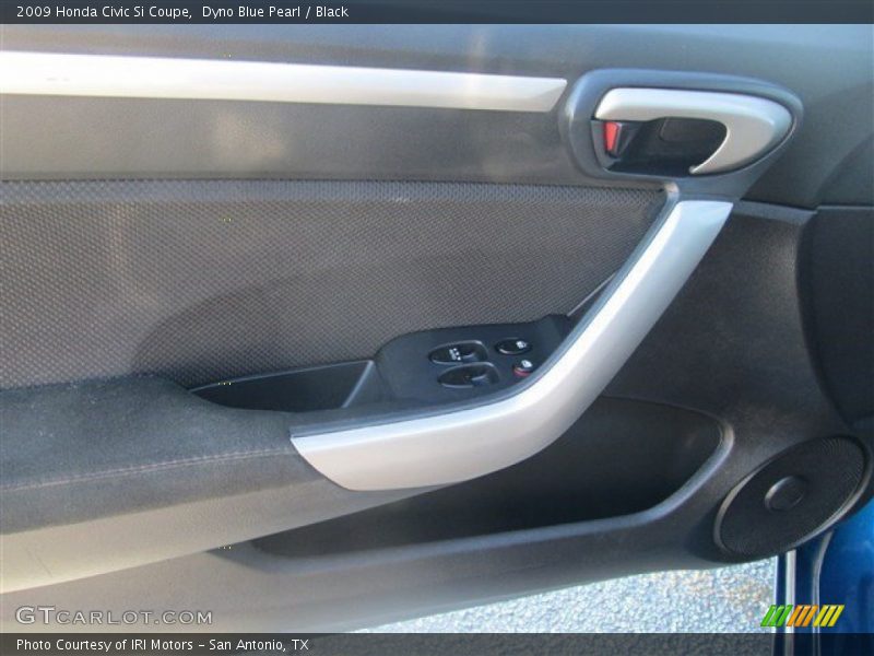 Dyno Blue Pearl / Black 2009 Honda Civic Si Coupe