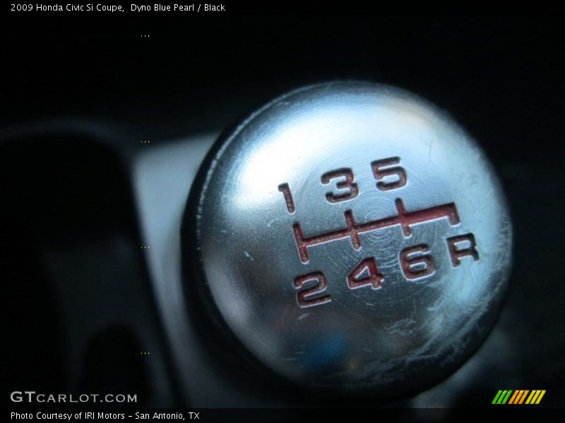 Dyno Blue Pearl / Black 2009 Honda Civic Si Coupe