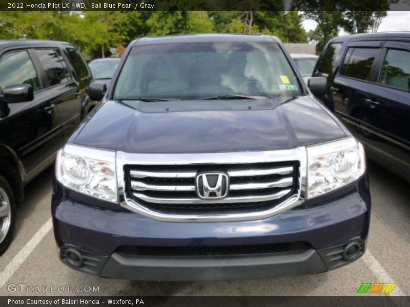 Bali Blue Pearl / Gray 2012 Honda Pilot LX 4WD