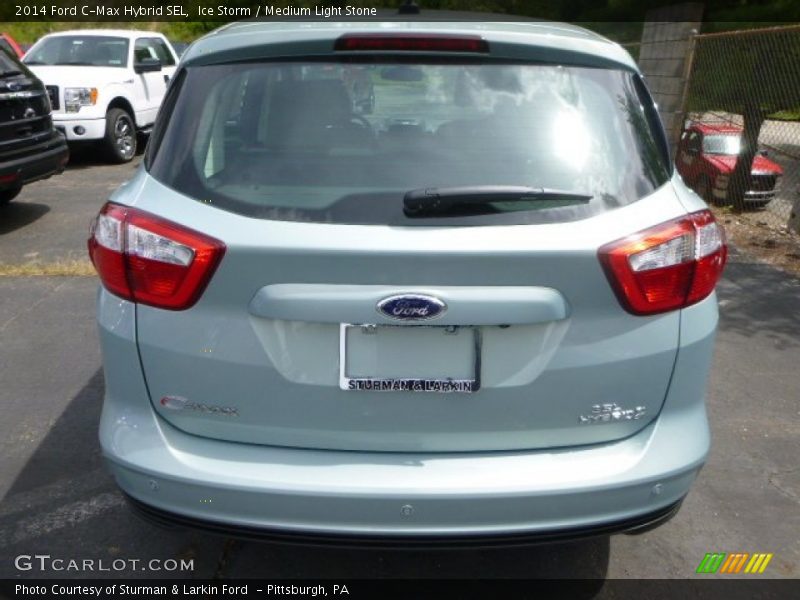 Ice Storm / Medium Light Stone 2014 Ford C-Max Hybrid SEL