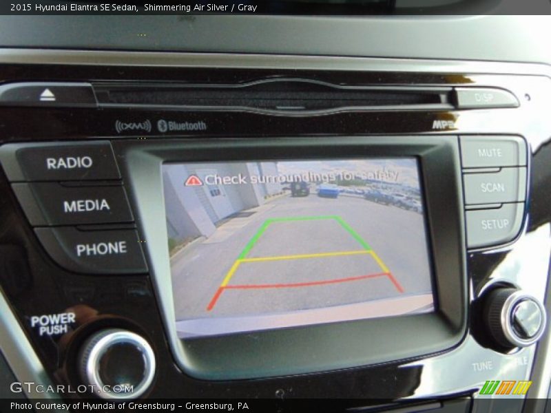 Shimmering Air Silver / Gray 2015 Hyundai Elantra SE Sedan