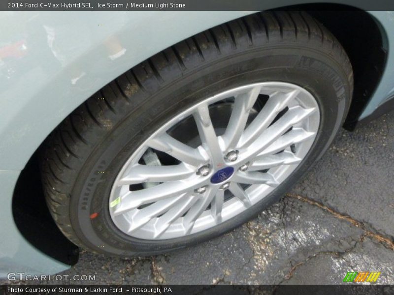 Ice Storm / Medium Light Stone 2014 Ford C-Max Hybrid SEL